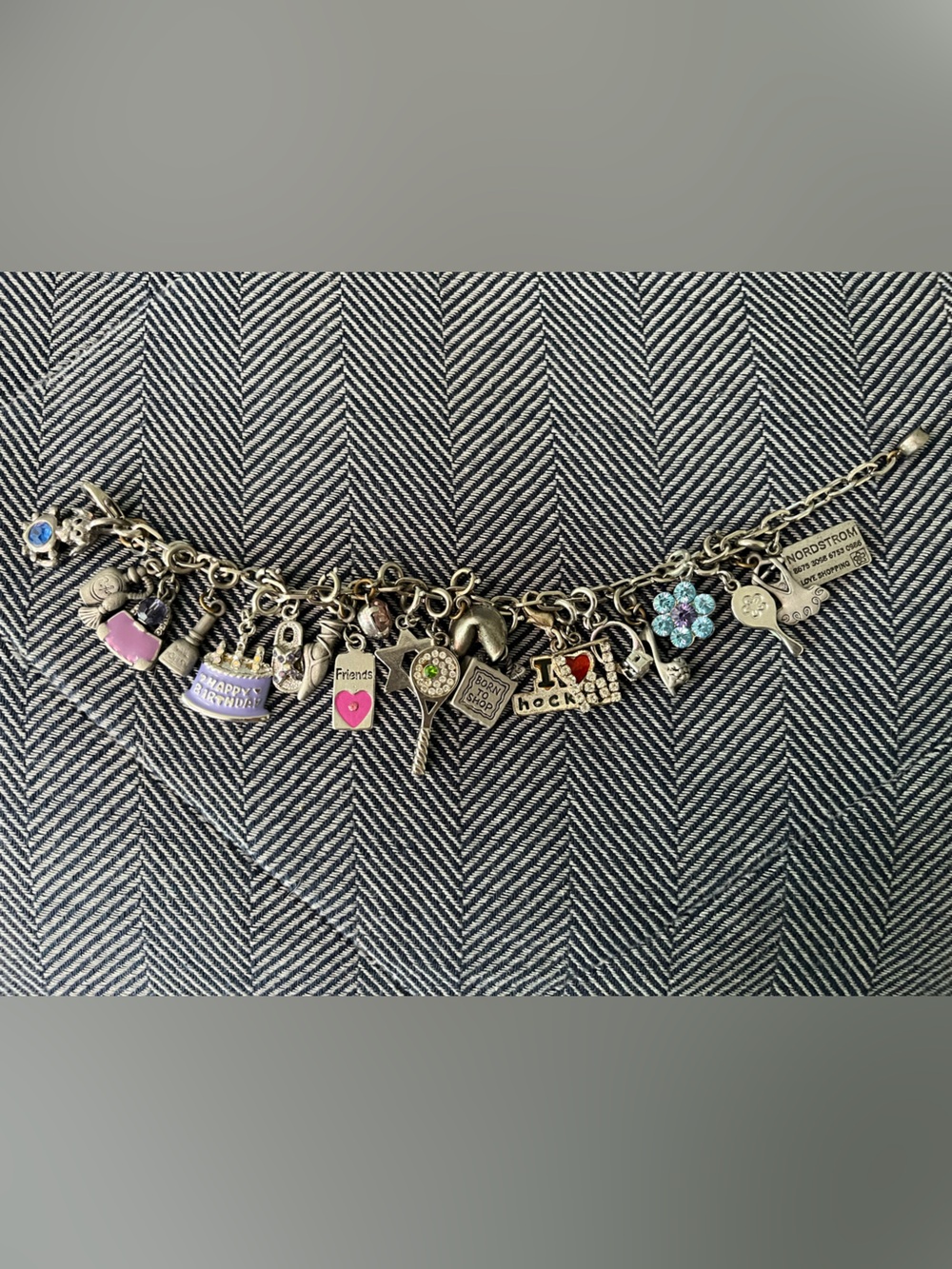 Charm It! Silver-Tone Charm Bracelet